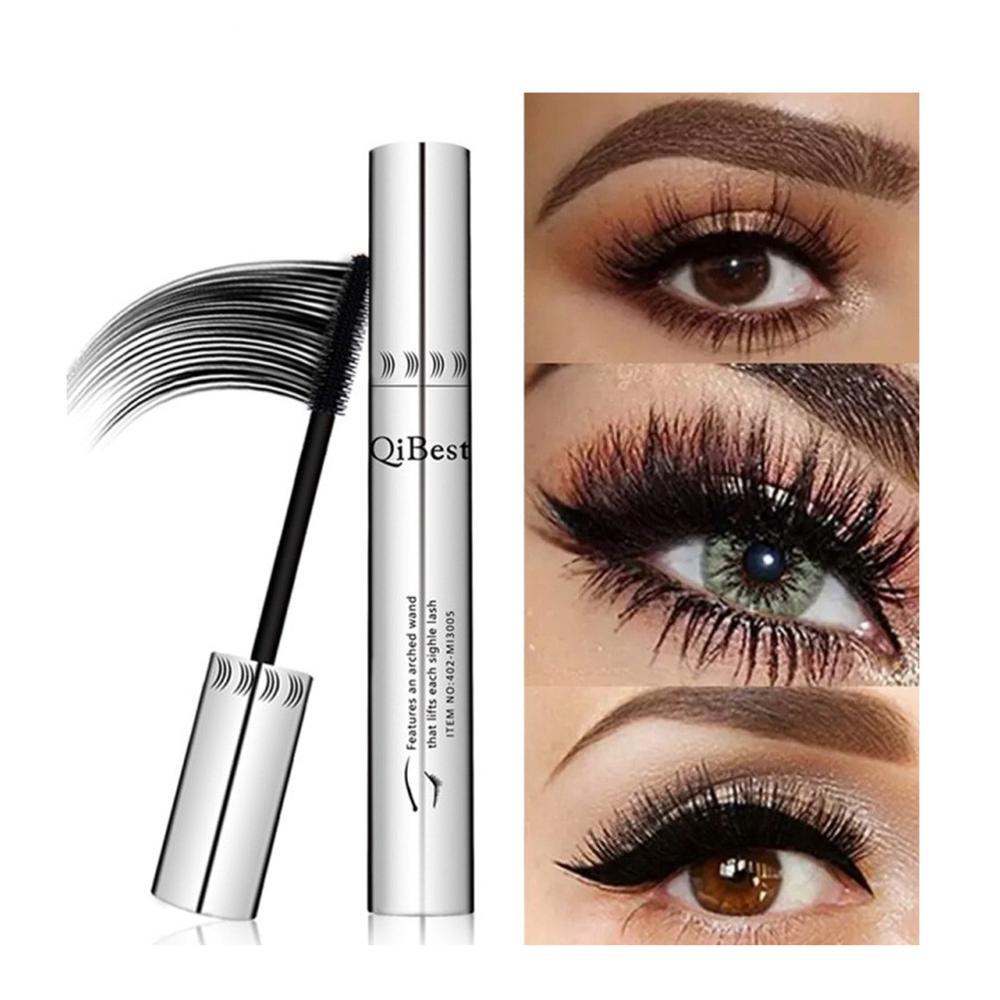 Huda Beauty Makeup Set - QIBEST 블랙 마스카라 속눈썹 마스카라 4D