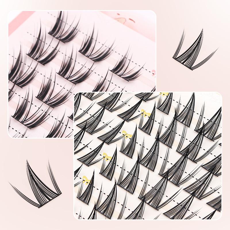 False Eyelashes Natural - 핫세일 10줄 개별 속눈썹 8-13mm 클러스터