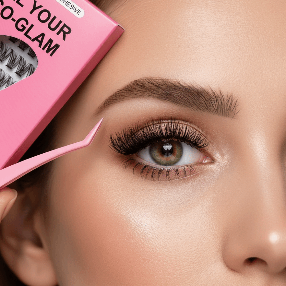 False Eyelashes Natural - 내추럴 룩 DIY 속눈썹 연장 키트