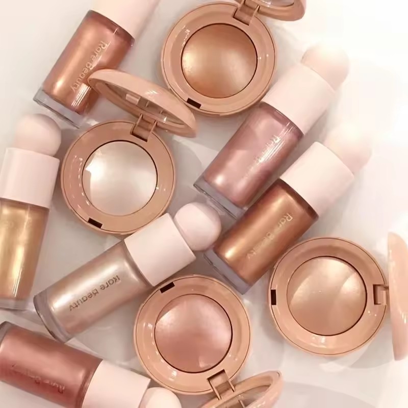 Huda Beauty Makeup Set - 레어 뷰티 라이트 실키 터치 하이라이터