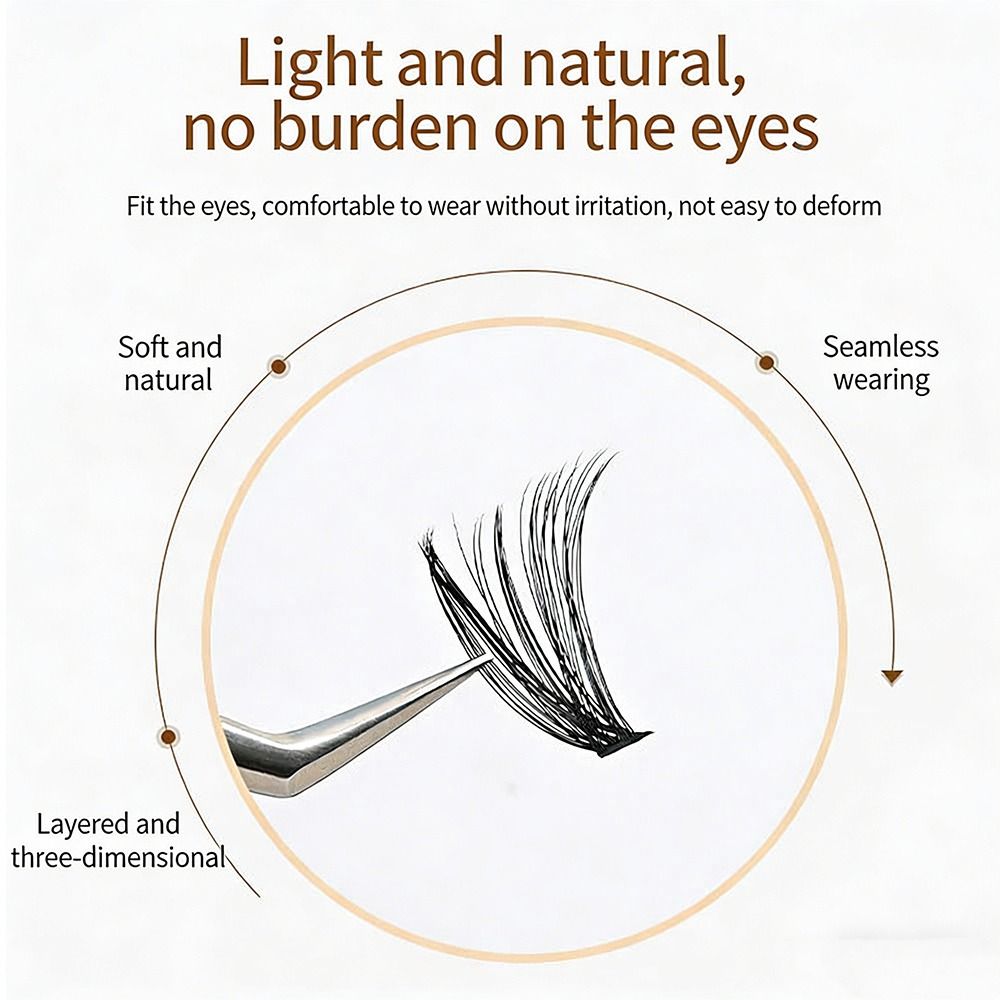 False Eyelashes Natural - 내추럴 룩 인조 속눈썹 본드 앤
