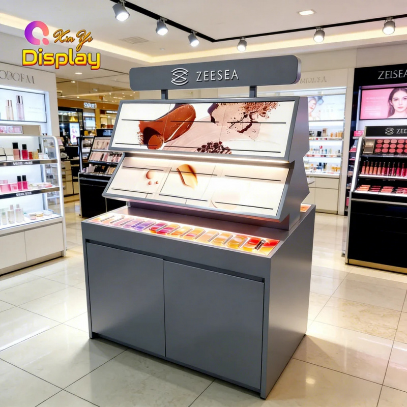 맞춤형 고급 스테인리스 스틸 XINYI 메이크업 키오스 - Beauty Makeup Shop 리뷰 및 가격