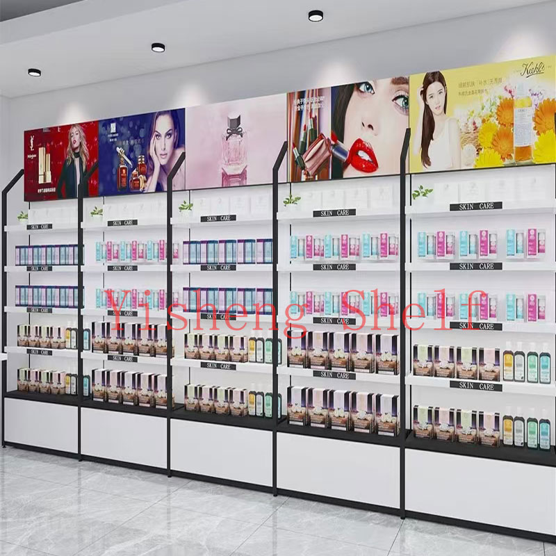 맞춤형 신규 디자인 헤비 듀티 메탈릭 슈퍼마켓 화장품  - Beauty Makeup Shop 리뷰 및 가격