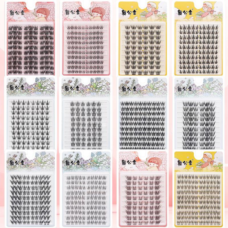 핫세일 10줄 개별 속눈썹 8-13mm 클러스터 속눈썹 - False Eyelashes Natural 리뷰 및 가격