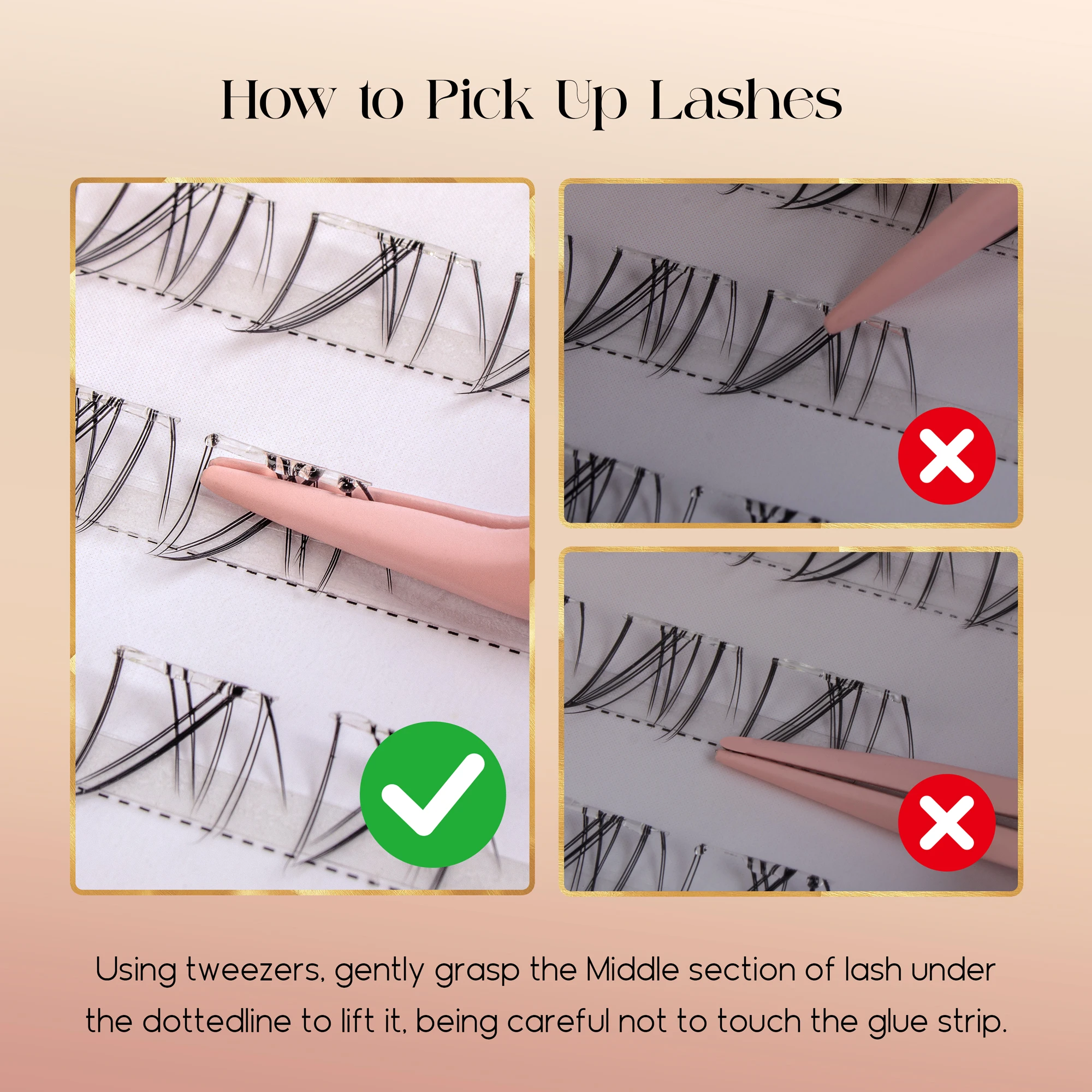 접착제 필요 없음 아래 속눈썹 자연스러운 룩 셀프 접착 - False Eyelashes Natural 리뷰 및 가격