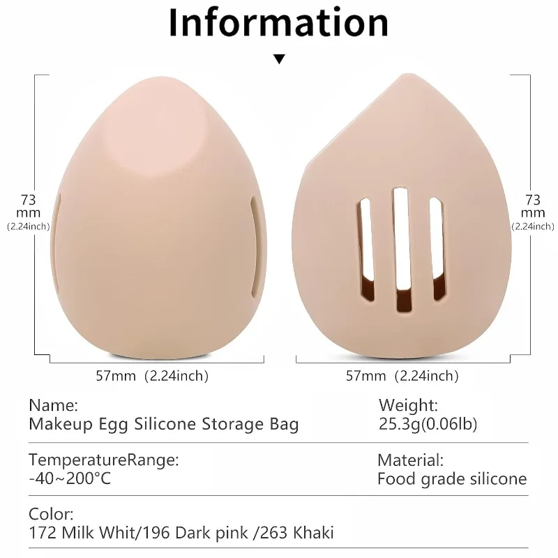 실리콘 뷰티 에그 통기성 및 메이크업 스폰지 박스, 방 - Beauty Glazed Makeup 리뷰 및 가격
