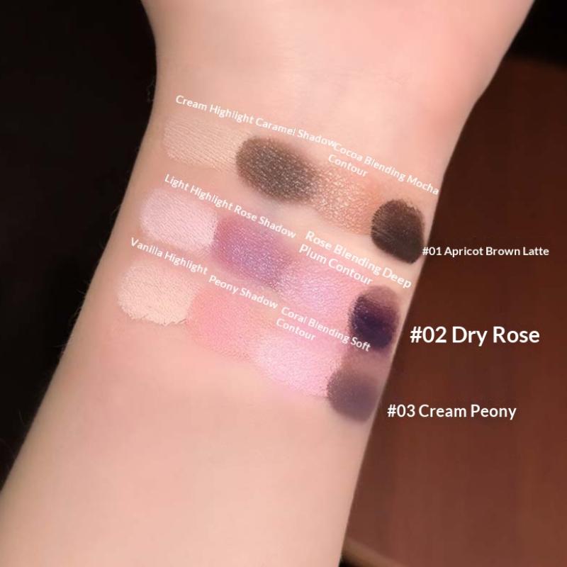 카푸치니 4컬러 매트 벨벳 아이섀도우 팔레트 아이라이너 - Beauty Makeup Eyeshadow Palette 리뷰 및 가격