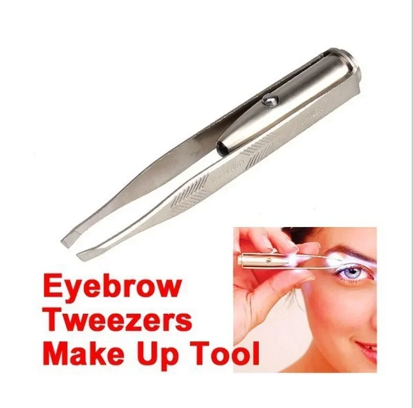 1/3Pcs Led 눈썹 핀셋 스테인레스 스틸 얼굴 눈 - Beauty Makeup Design 리뷰 및 가격