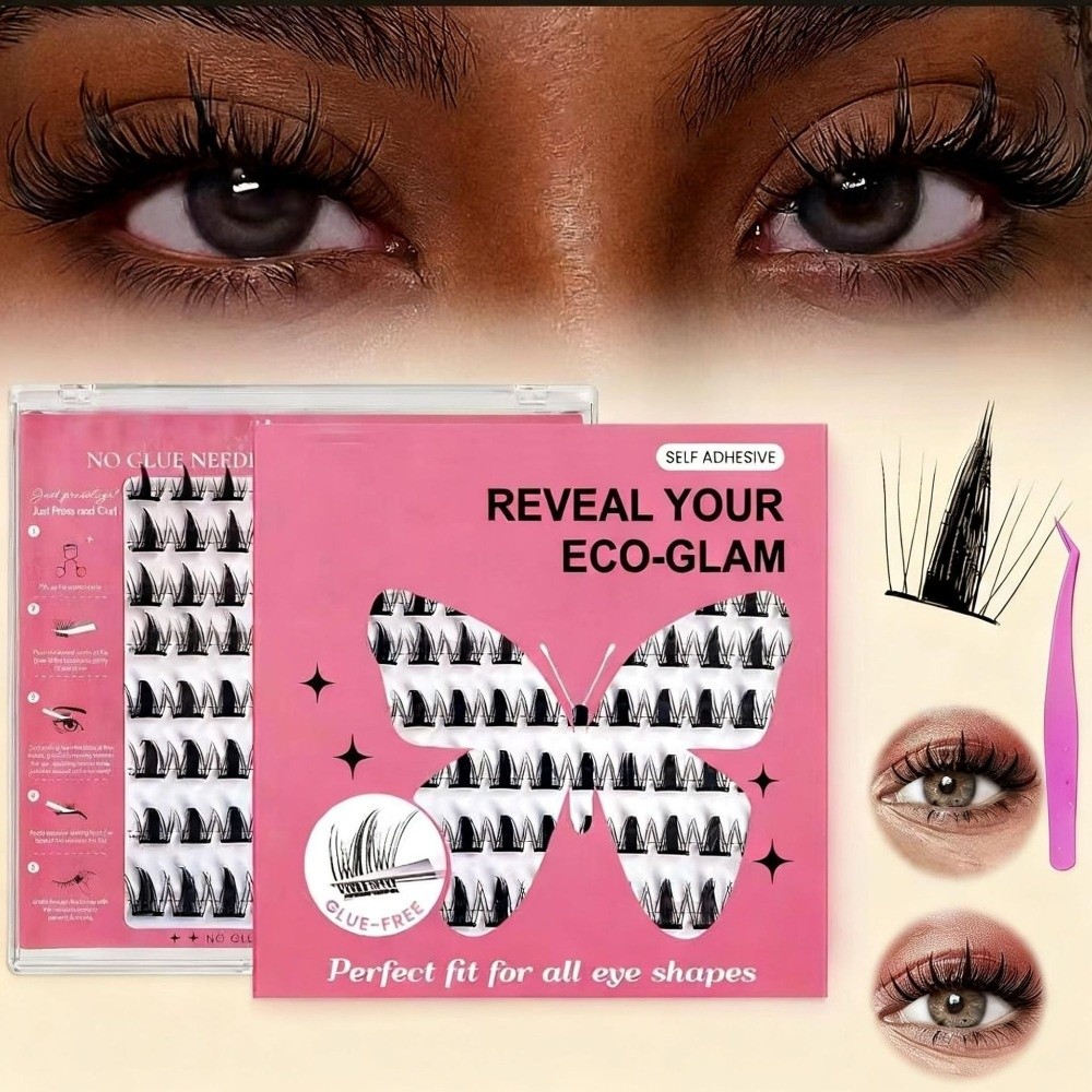 내추럴 룩 DIY 속눈썹 연장 키트 풍성한 무접착 인조 - False Eyelashes Natural 리뷰 및 가격