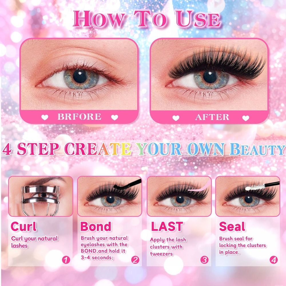 내추럴 룩 인조 속눈썹 위스피 스타일 본드 앤 씰 DI - False Eyelashes Natural 리뷰 및 가격