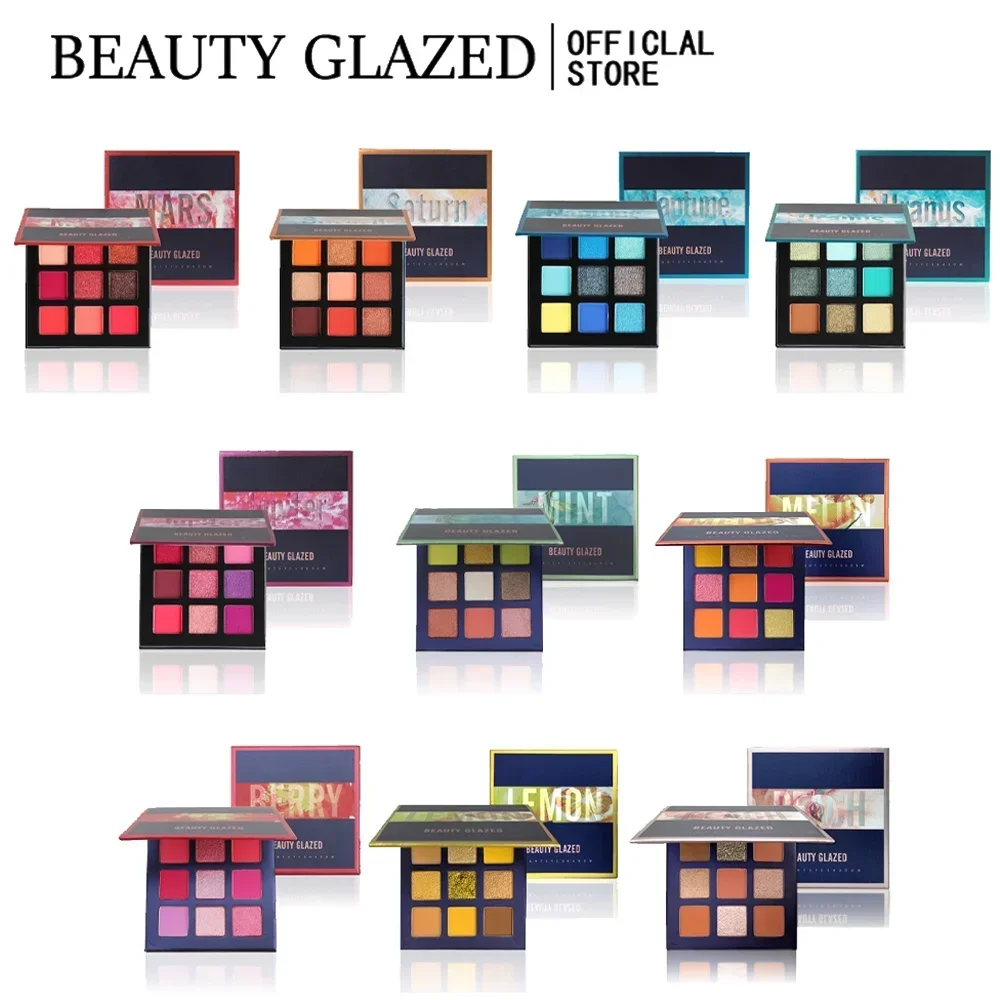 뷰티 글레이즈드 아이섀도우 팔레트 9색 쉬머 매트 오래 - Beauty Makeup Eyeshadow Palette 리뷰 및 가격