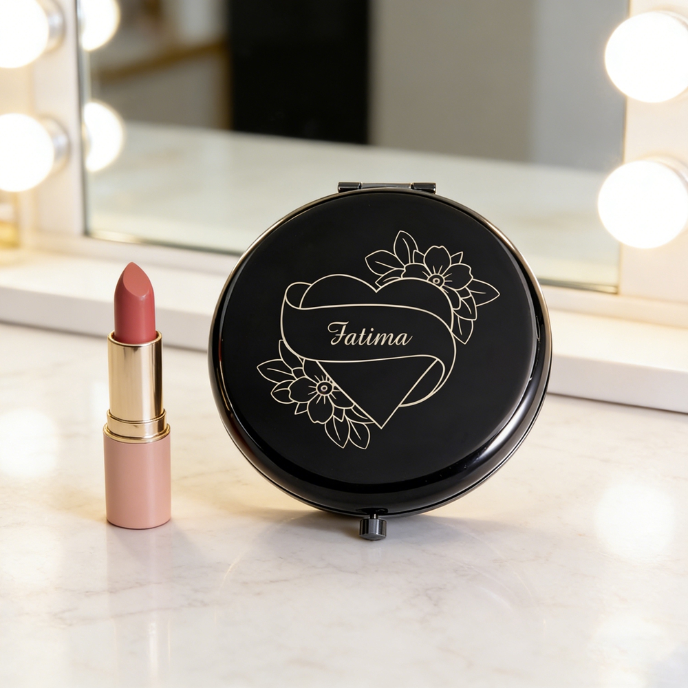 1PC 뷰티 플라워 하트 심볼 맞춤형 텍스트 레이저 골 - Beauty Makeup Bridal 리뷰 및 가격