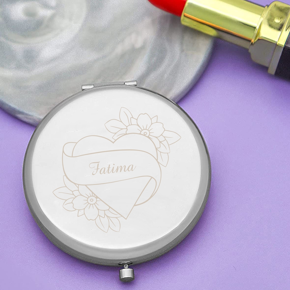 1PC 뷰티 플라워 하트 심볼 맞춤형 텍스트 레이저 골 - Beauty Makeup Bridal 리뷰 및 가격