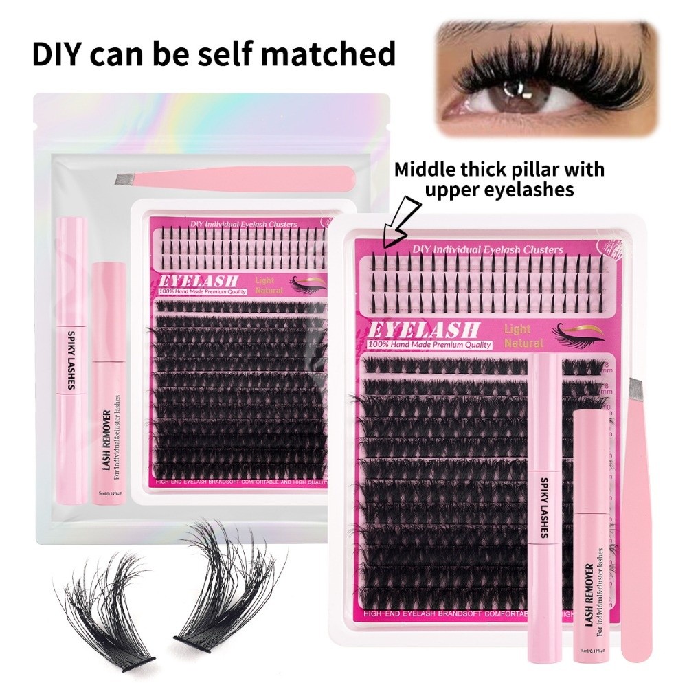 8-18mm 길이의 자연스러운 속눈썹, 가벼운 스타일  - False Eyelashes Natural 리뷰 및 가격