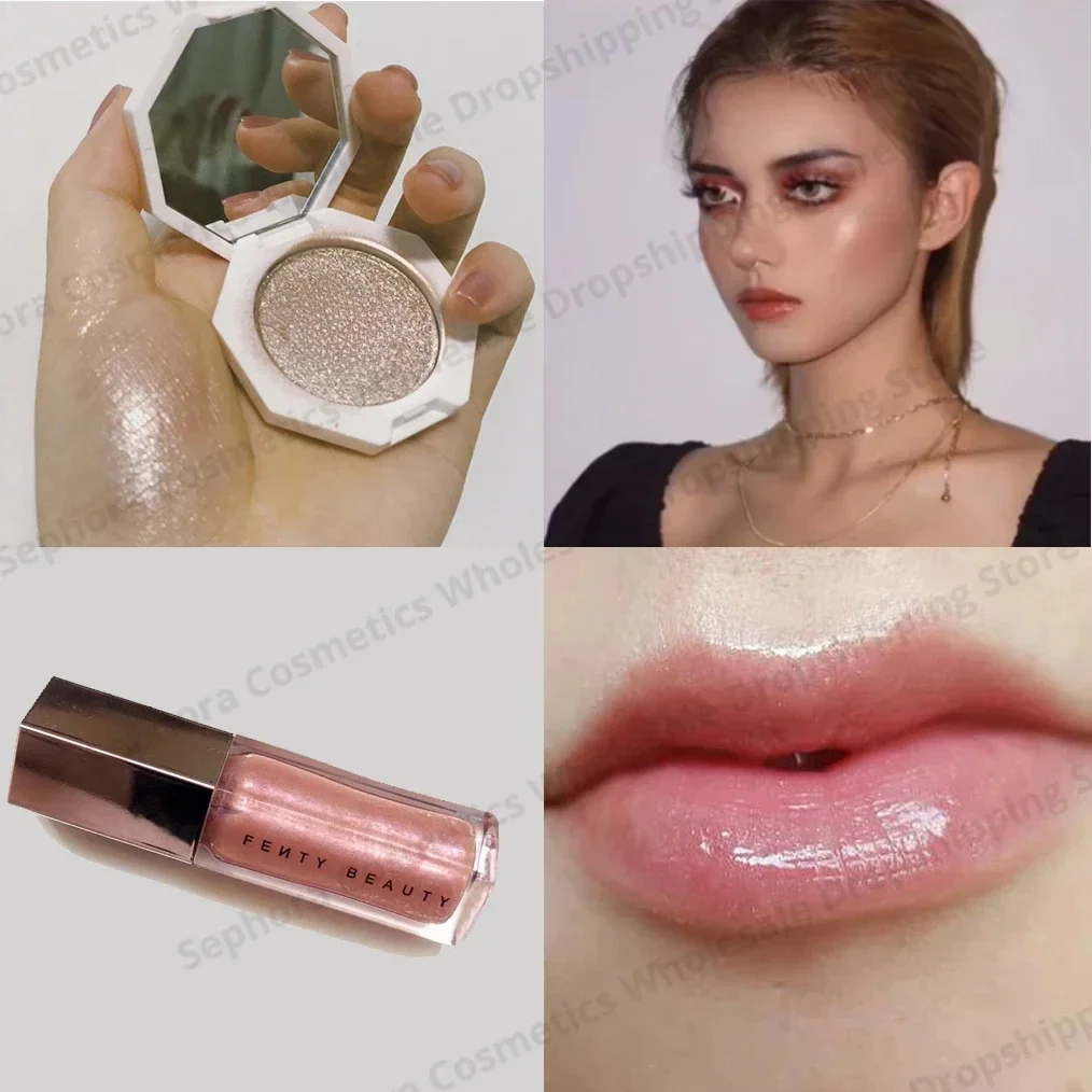 펜티 뷰티 립글로스 2 in 1 세트 미러 모이스춰라이 - Huda Beauty Makeup Set 리뷰 및 가격
