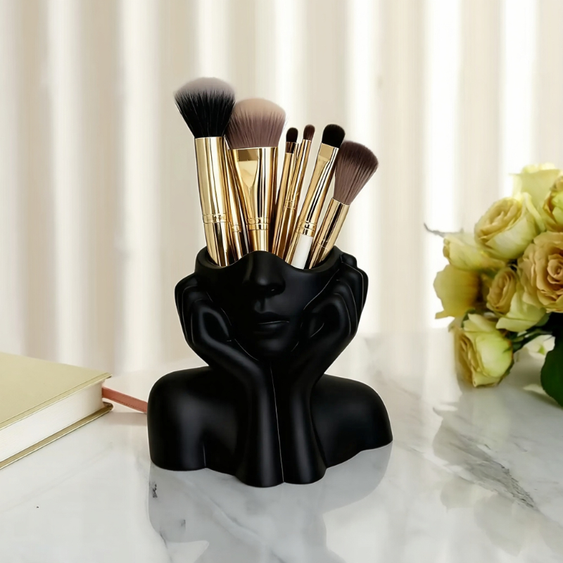 얼굴 모양 메이크업 브러쉬 홀더 - 휴대용 보관함 뷰티 - Beauty Makeup Design 리뷰 및 가격