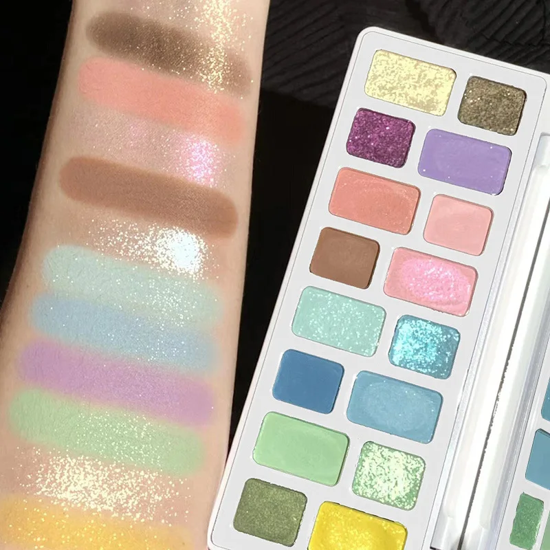 K'APEINE 16색 아이섀도우 팔레트 자연스러운 데 - Beauty Makeup Eyeshadow Palette 리뷰 및 가격