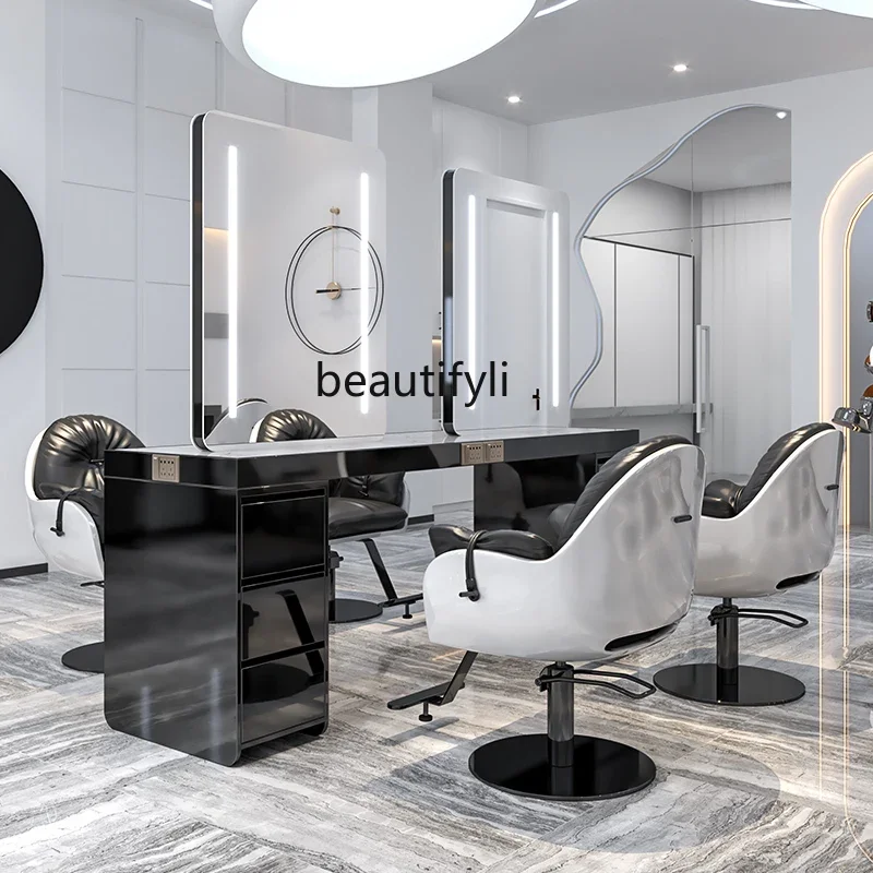 06바버샵 스테인리스 스틸 드레싱 테이블 헤어 펌 미러 - Beauty Makeup Shop 리뷰 및 가격